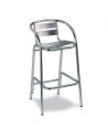 Stools for bar and terrace-Aluminium indoor and outdoor stool 576 sta1092015