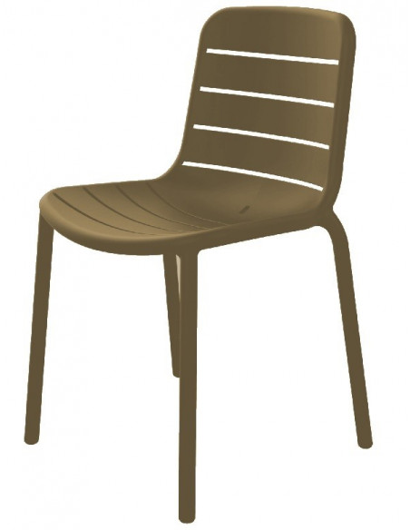Chaise de couleur empilable GINA par Resol sho1032075