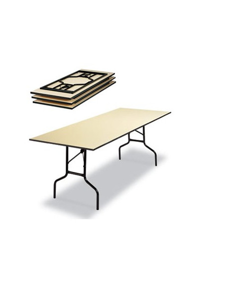 Taula 200x80cm melamina esdeveniments de catering mpl1032014