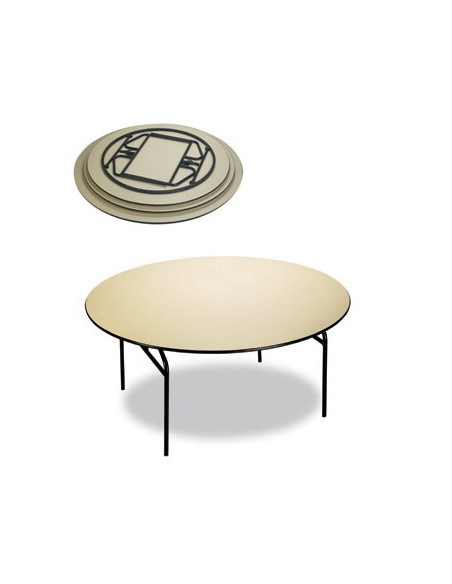 Taula 150cm melamina esdeveniments de catering mpl1092003