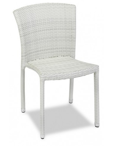 Sedia ospitalità MRM104 rattan bistrot sho1092015 bianco