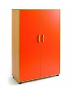 Armadio con porte a scuola 148x90 cm aes105012 - TAGAR