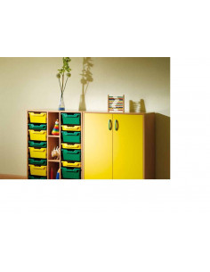 Armoire avec porte et 3 compartiments 113x90 cm aes105009 - TAGAR 2