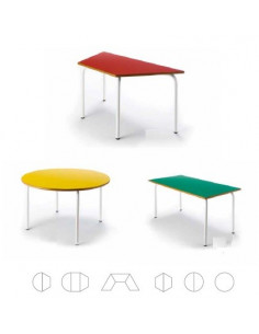 Taula escola infantil rectangular mes105003 - Taules escolars i pupitres 2