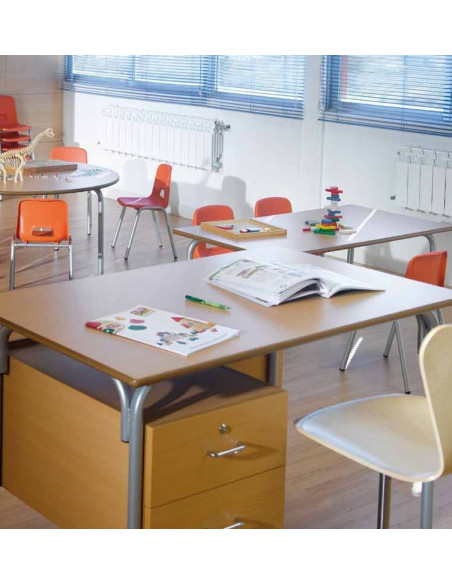 tabella professore con cassetti mes105010