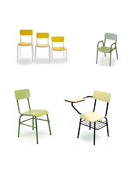 Silla escolar estratificada con pala ses105004 - Sillas escolares y sillas con pala