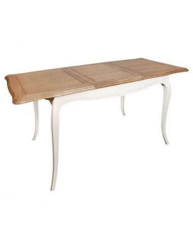 Table style vintage paris bois tropical creme msa2013001