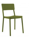 Colored stackable chair LISBOA RESOL sho1032014-RESOL