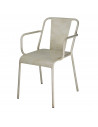 Fauteuil de terrasse de bar vintage en aluminium sho1100003