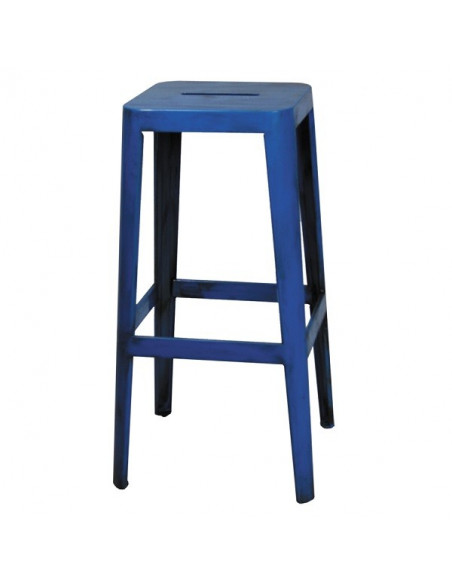 Stools for bar and terrace-Terrace high stool vintage style Bender by Alutec sta1100006