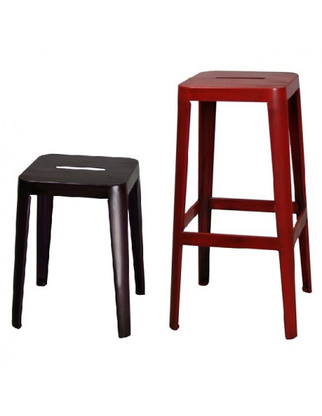 Taburetes de Bar-Taburete alto de bar estilo vintage Bender de Alutec sta1100006