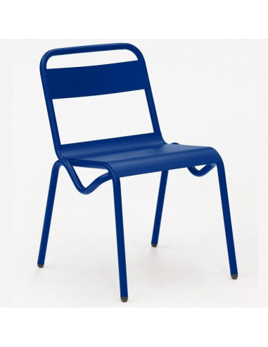 Steel  Stackable outdoor chair retro sho1045010