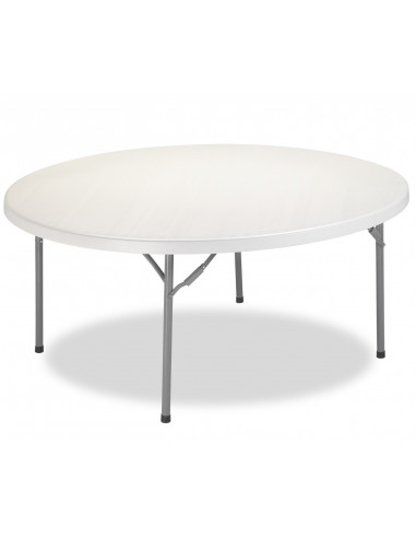 diameter 160 cm polyethylene folding banquet table mpl1092008