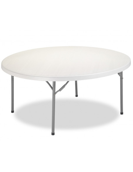 Mesa diámetro 160cm polietileno eventos catering pies plegables mpl1092008-DESKandSIT