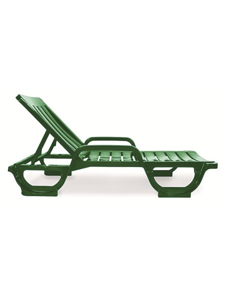 Chaise longue de piscine en polypropylène Joluce Malibu empilable STZ1040002