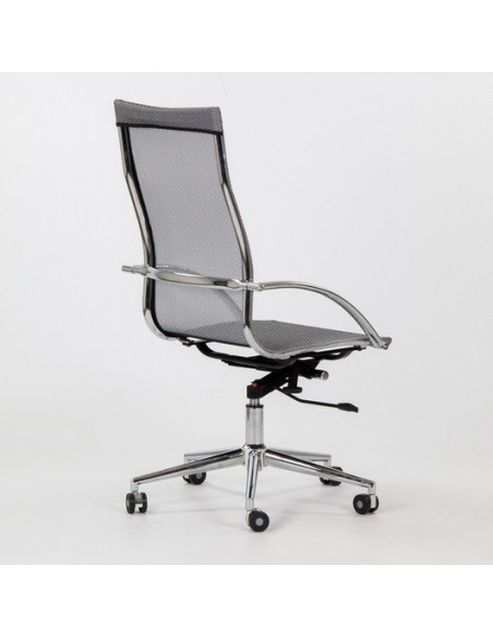 Sillon giratorio respaldo alto de malla sdi887008