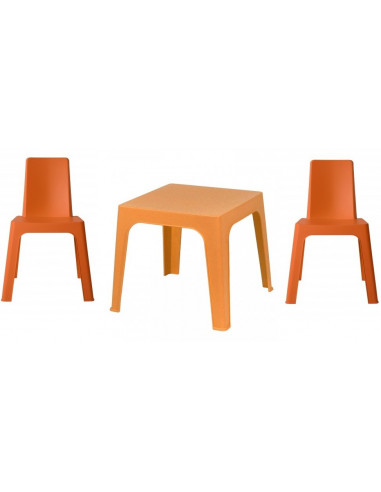 Mobilier pour enfants JULIETA de Resol set de table et 2 chaises enfant cju1032001