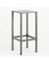 Stools for bar and terrace-High stool for bars and terraces industrial finish sta1145001