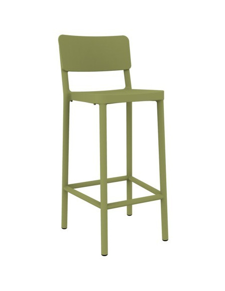 Stools for bar and terrace-High colored stool LISBOA by Resol sta1032059