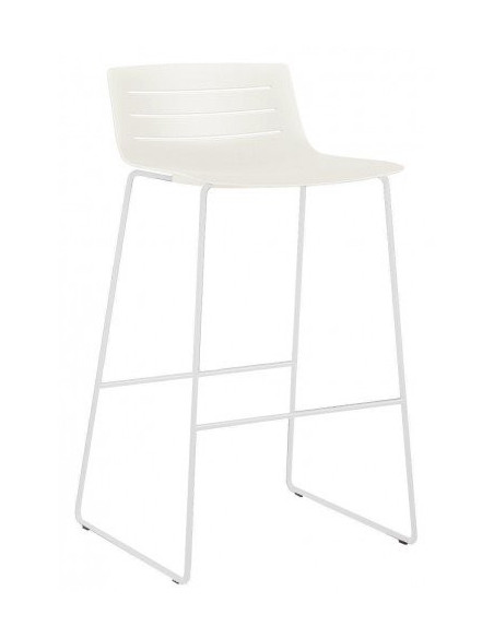 Stools for bar and terrace-Stackable stool for bar SKIN by Resol sta1032058