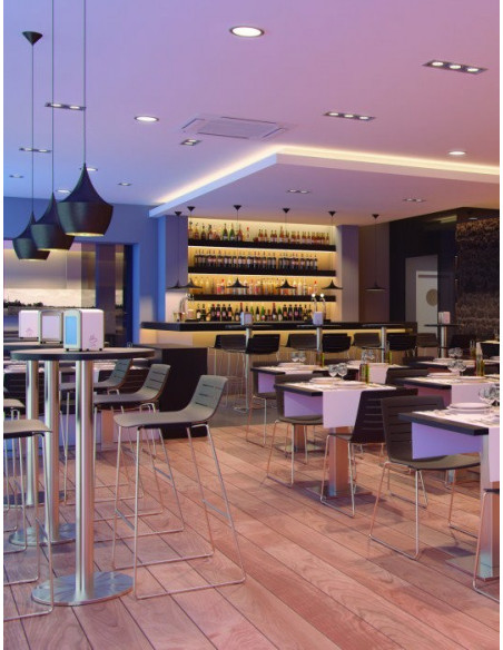 Bancos altos-Tamborete de bar empilhável SKIN de Resol sta1032058