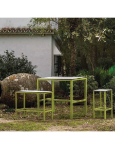 Barra taula alta per a bars i terrasses acabat industrial LONDON de ISIMAR mho1145009 2