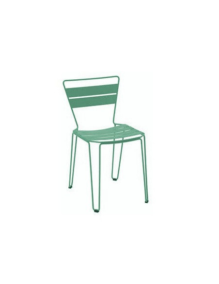 Cadeira MAIORCA para terraço estilo vintage de aço galvanizado na haste sho1145016