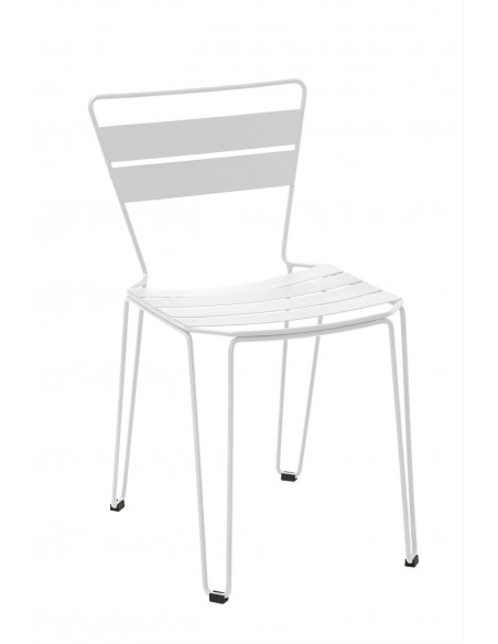 Cadeira MAIORCA para terraço estilo vintage de aço galvanizado na haste sho1145016