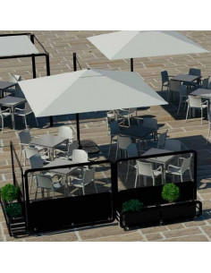 Metal Base for fixing to the ground for parasol collection aluminum Ezpeleta pho1104009 2