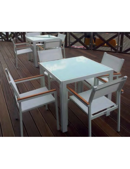 Poltrona per terrazza impilabile Shio da GARBAR sho1032047