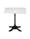 Carrara marble table for bars and restaurants - contract