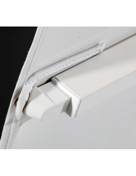 3.5x3.5m Guarda-sol quadrado de alumínio com mastro branco ou grafite em vários coloress pho1104013