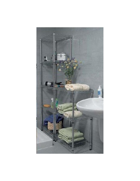 Metall prestatge 180cm aes1037004 metro 5 prestatges