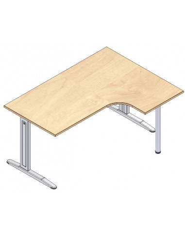 Bureau d'angle 160x120cm Table de bureau SAND mop1101042