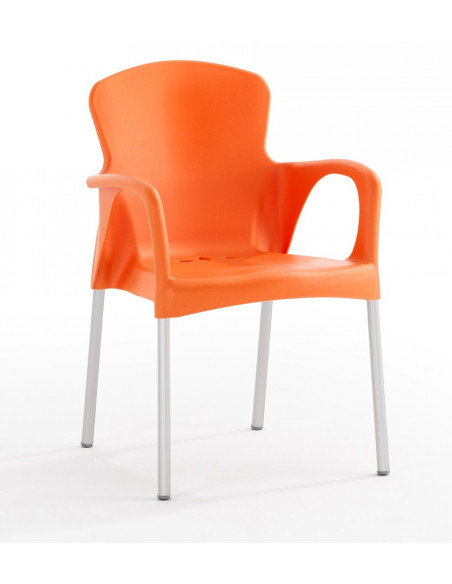 Silla de polipropileno apilable sho1145004 conjunto con mesa beck