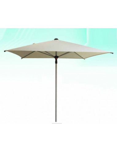 Parasol de aluminio para hostelería 2x2m CONTRACT HD crudo