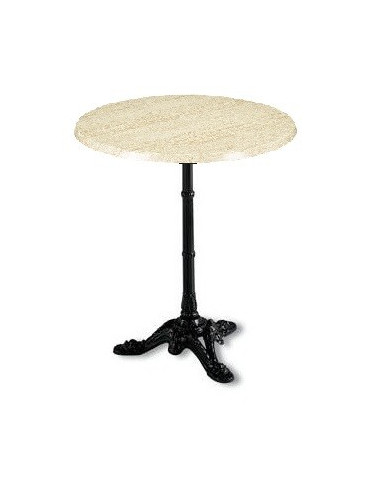  Table bistrot en marbre ronde mho1092001 60cm