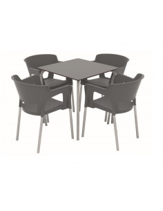 Fauteuil en polypropylène empilable sho 2