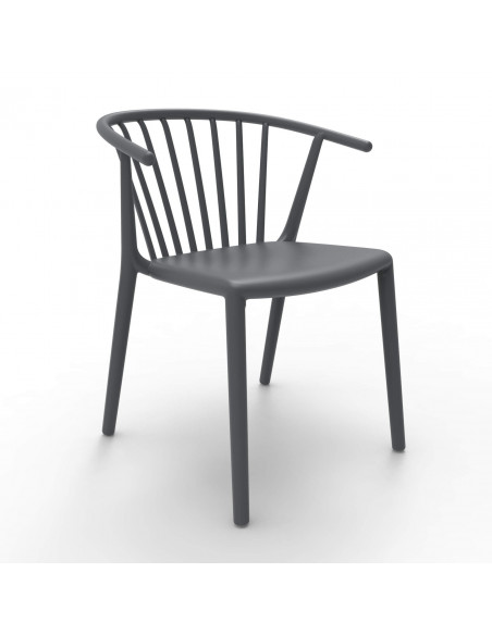 Sedia colorata impilabile WOODY di Resol sho1032091-RESOL