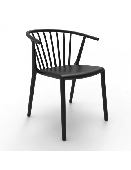 Chaise colorée empilable WOODY par Resol sho1032091-RESOL