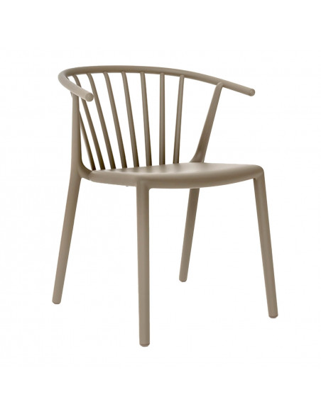 Chaise colorée empilable WOODY par Resol sho1032091-RESOL