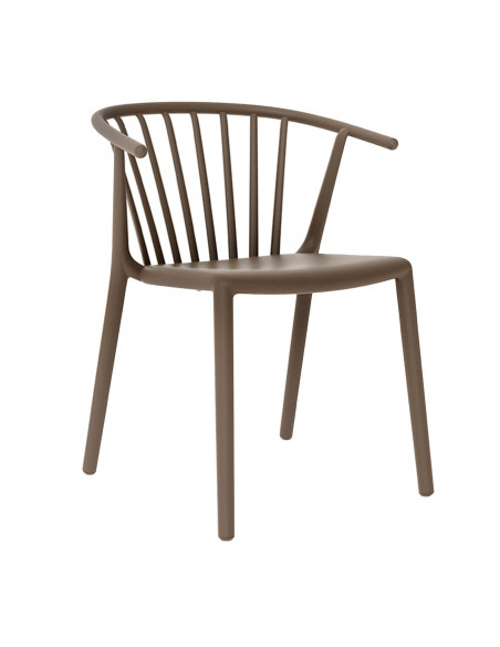 Chaise colorée empilable WOODY par Resol sho1032091-RESOL