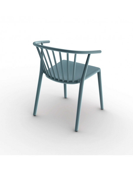 Chaise colorée empilable WOODY par Resol sho1032091-RESOL