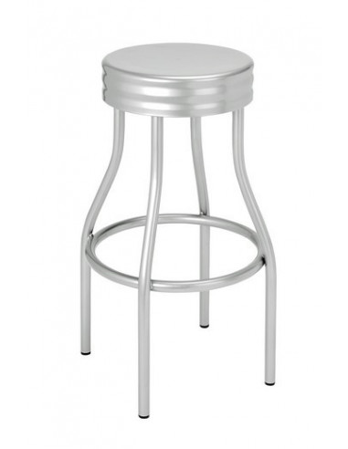 Stools for bar and terrace-Stool metal in colors for bars sta1092016