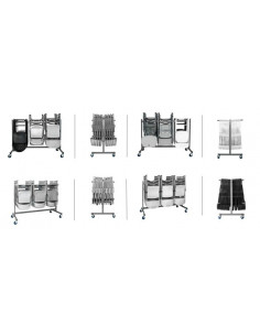Chariot pour chaises pliantes de la restauration spl1061006 2