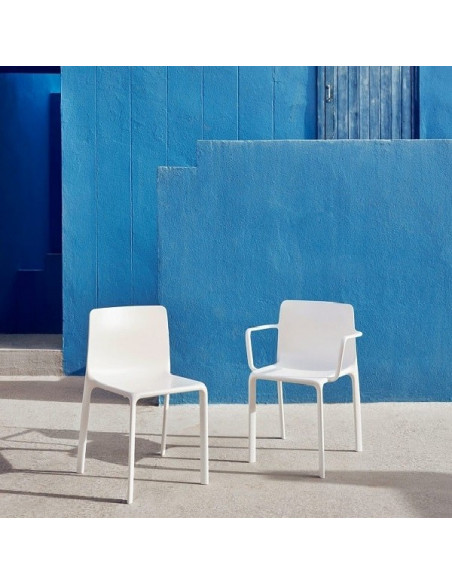 White chair with armrests KES of VONDOM sho1092023
