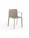 Blanco silla con apoyabrazos KES de VONDOM sho1092023