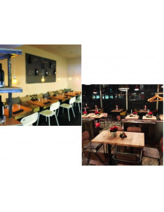 Square table board vintage restaurant mho1100008 2