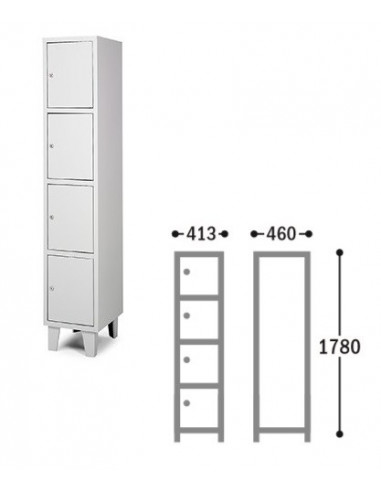 Locker metal in various measures available bes0137002