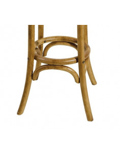 Stools for bar and terrace-Wooden stool with seat in grid sta2013001 2